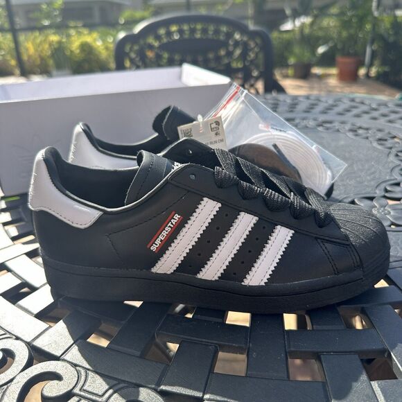 Adidas Run D.M.C. x Superstar Jam Master Jay Mens  Athletic Shoes FX7617 Size 5 main image 11